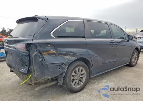 2023 Toyota Sienna из США, поврежденный, VIN 5TDKRKEC4PS146261